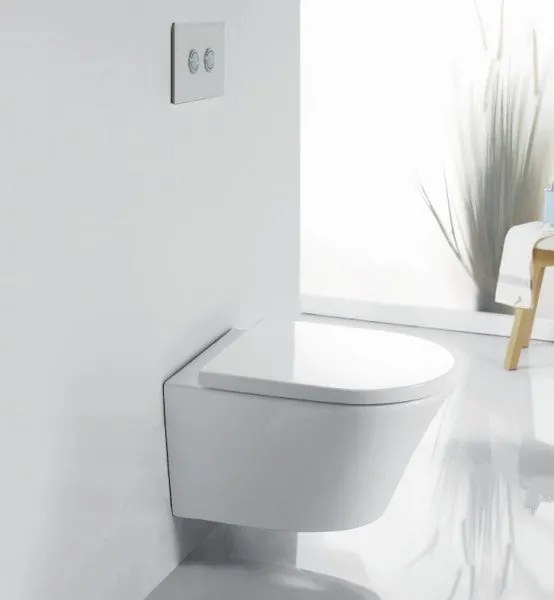 Miska WC wisząca bezkołnierzowa 1088R