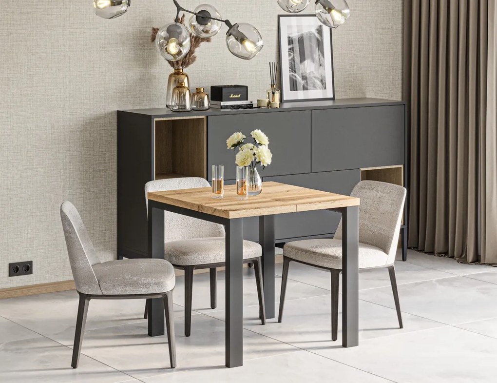 Stół Garant 170 Endo z blatem 80x80 rozkładany do 170 cm