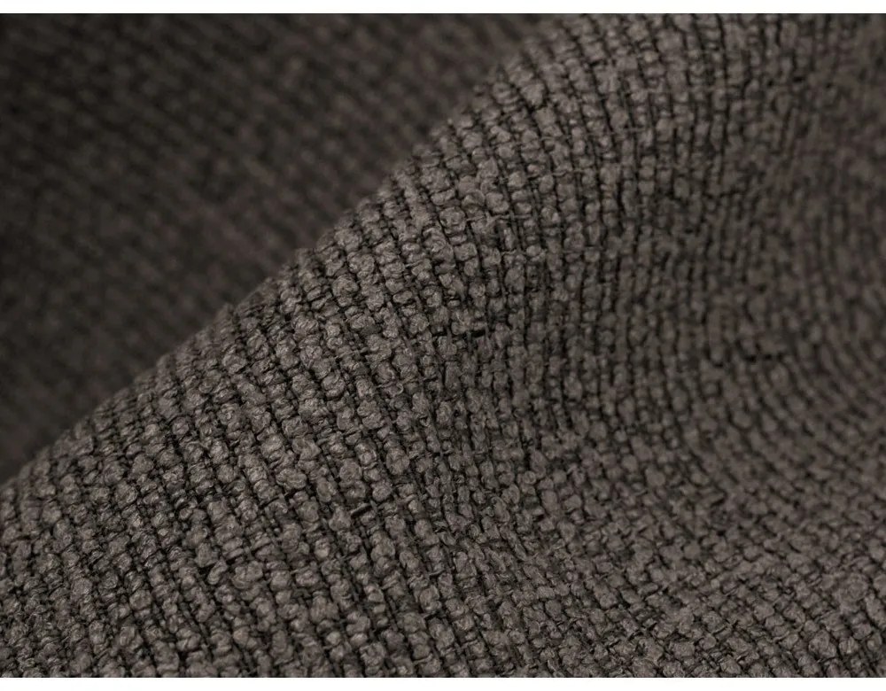 Brązowa rozkładana sofa z materiału bouclé 255 cm Milu – Makamii