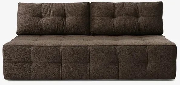 Sofa z Funkcją Spania MORANA Mocca Boucle Nowoczesna