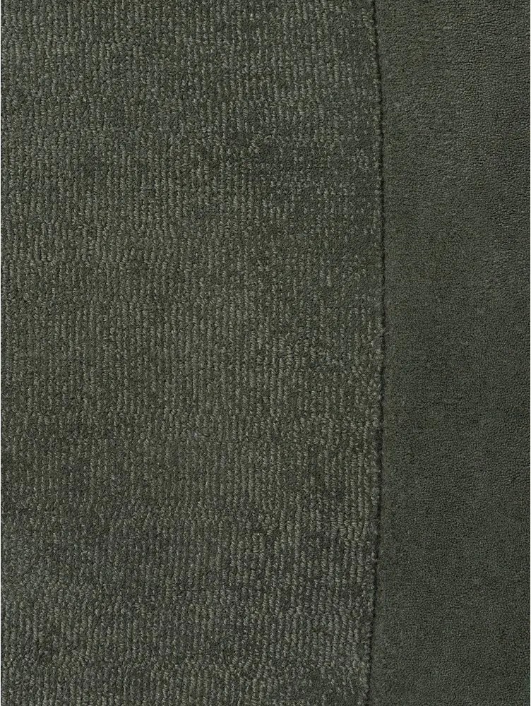 Ciemnozielony okrągły dywan z mieszanki wełny tkany ręcznie ø 160 cm Kari Organic – Villeroy&amp;Boch