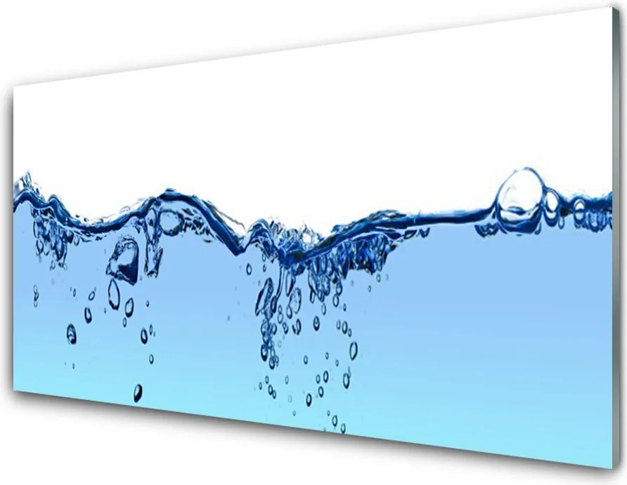 Panel Szklany Abstrakcyjna Głębia Błękitu