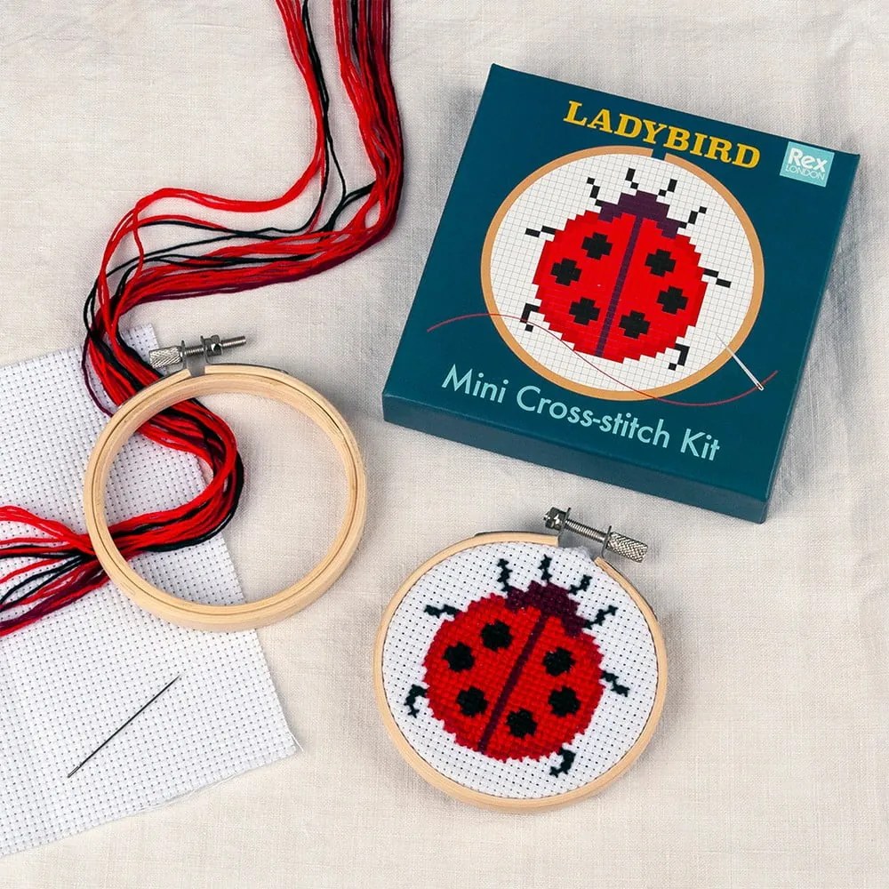 Zestaw kreatywny Cross-stitch Kit Ladybird – Rex London