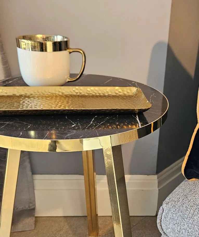 Okrągły stolik kawowy