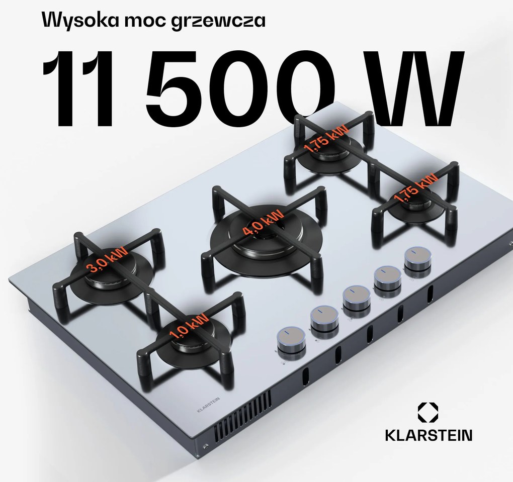 Klarstein Płyta gazowa Illuminosa 5