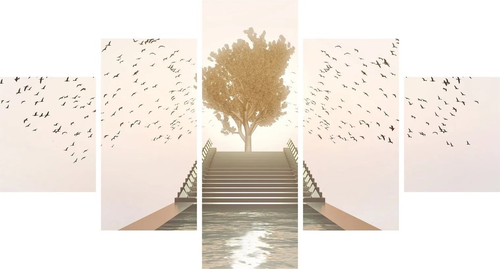 Obraz - Most do nieznanego (125x70 cm)