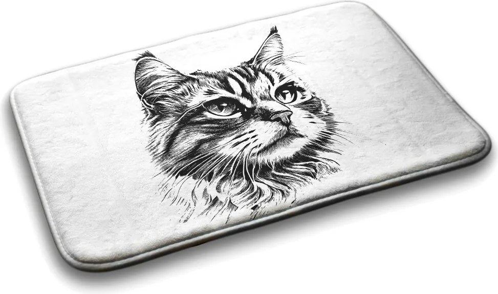 Dywanik do łazienki Dywanik do łazienki Kot Zwierzęta