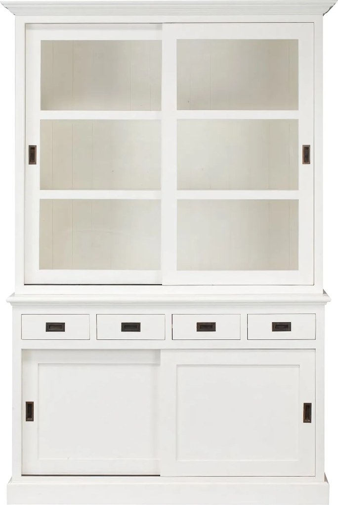 Witryna Milton z 4 szufladami 144x53x226cm