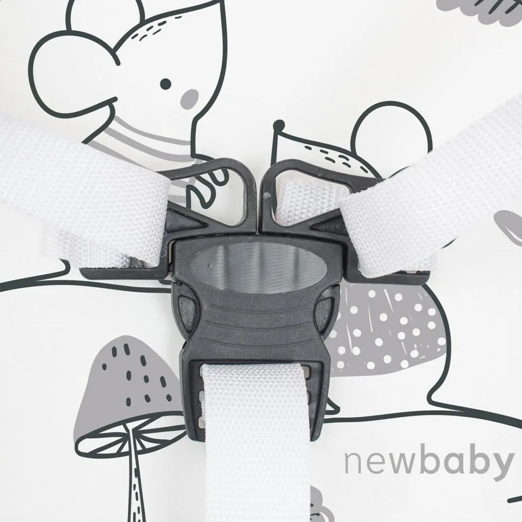 New Baby Drewniane krzesełko do karmienia dla dzieci Jerry