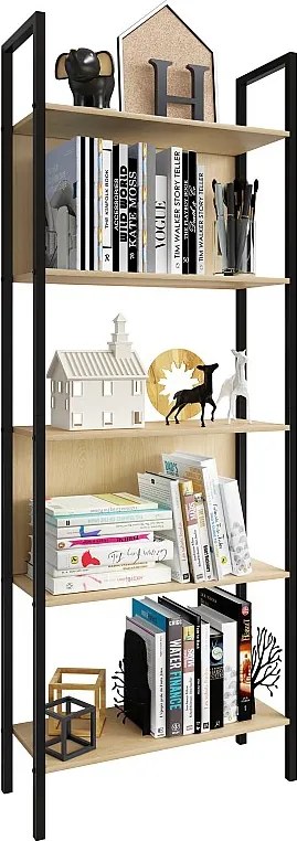 Metal Stand Shelf Książki Flakos 5-krotnie
