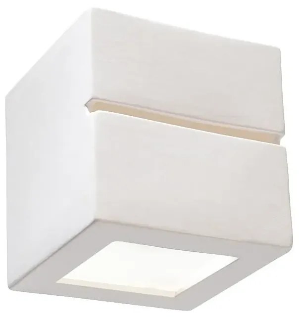 Ceramiczny kinkiet kwadratowy 2X E708 C8-M96