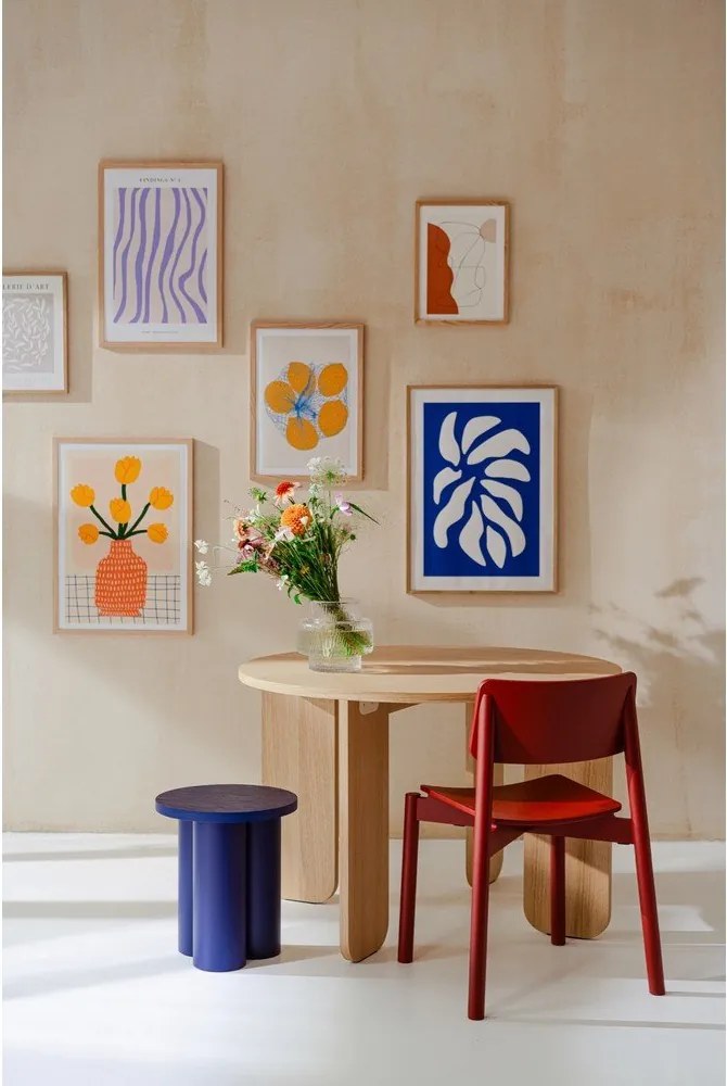 Czerwone krzesło sztaplowane Wem – noo.ma