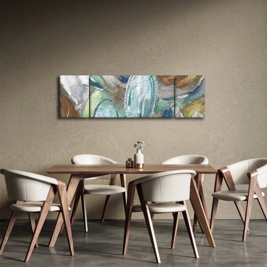 Obraz - Abstrakcyjny obraz postaci (170x50 cm)