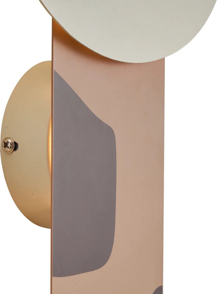 Dziecięca lampa ścienna brązowa z LED z 3-stopniowym ściemnianiem - Gigi Żyrafa