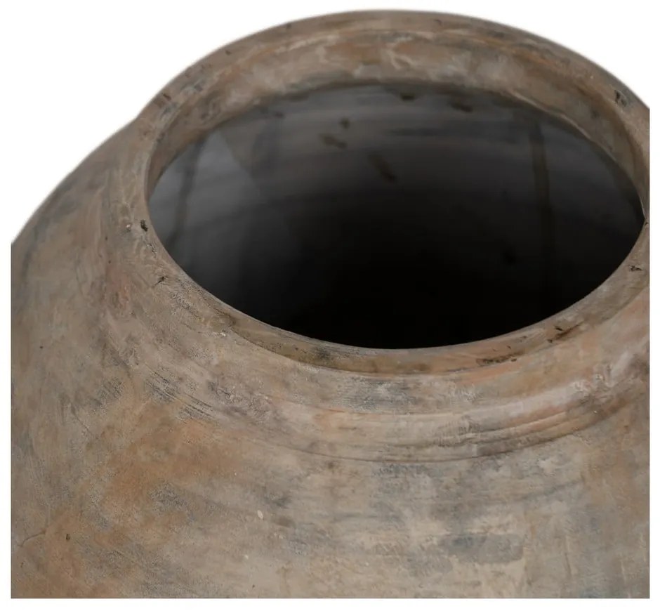Brązowy ceramiczny wysoki wazon (wysokość 49 cm) Antigo – Ixia