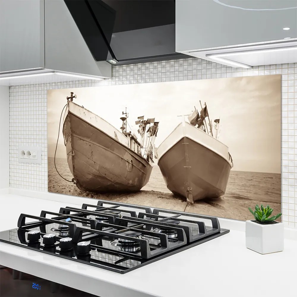 Panel Kuchenny Przystań Kolorowych Łódek