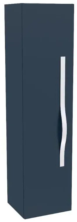 Szafka łazienkowa VOG 33 cm granatowa półmat z uchwytem stalowym KROFAM