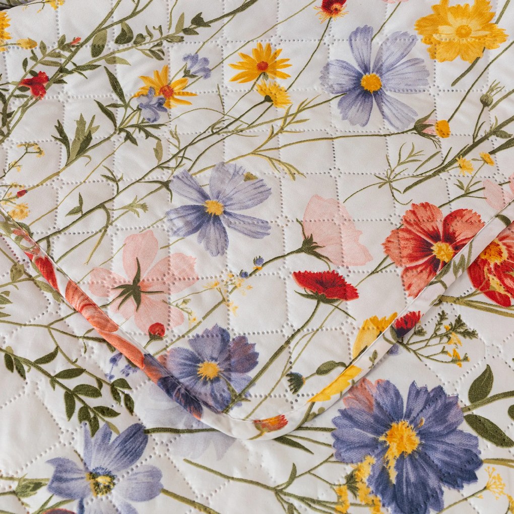 Narzuta na łóżko WILDFLOWERS, kolorowy Rozmiar: 170 x 210 cm