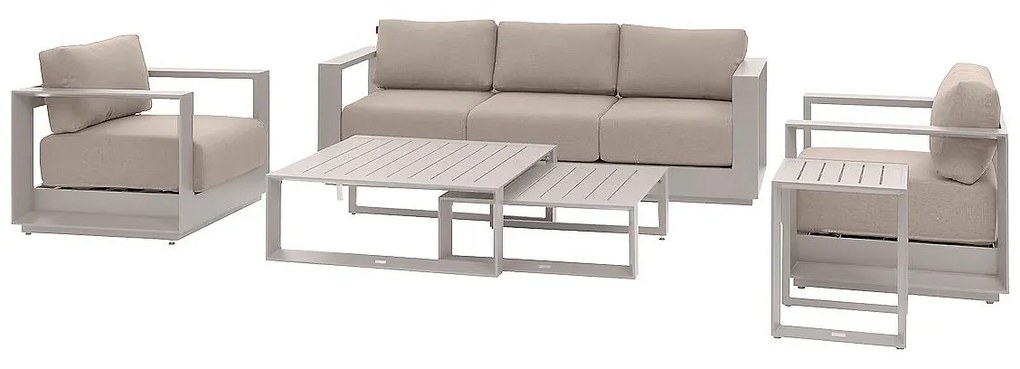 Zestaw aluminiowy dla 5 osób MADRID NOWOŚĆ (cappuccino)