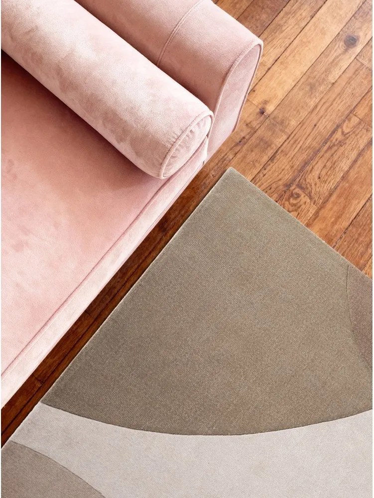 Beżowy wełniany dywan tkany ręcznie 120x170 cm Hackney Clarissa – Ted Baker