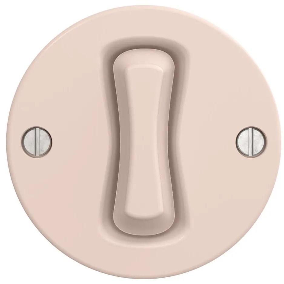 Kliklap - Retro łącznik krzyżowy bez ramki nr 7 staro-różowy