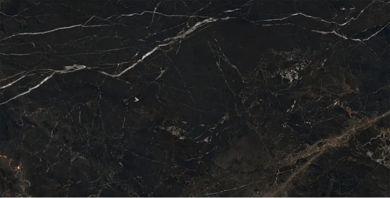 Mexen Marquino Black gres szkliwiony rekt. G1, płytka podłogowo-ścienna 120 x 60 cm, wysoki połysk - TL214-120-060-00