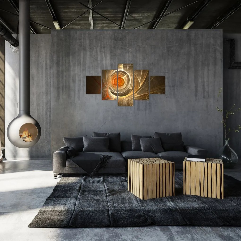 Obraz abstrakcji (125x70 cm)
