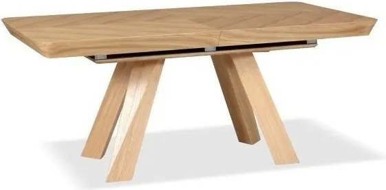 Stół rozkładany QUERCIA Dąb do Salonu Jadalni 180-380 x 100 x 76 cm, Prostokątny