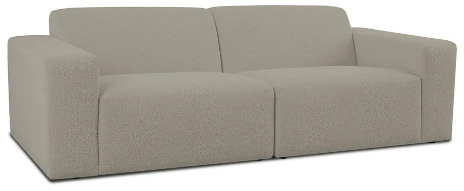 Jasnobrązowa sofa z materiału bouclé 228 cm Roxy – Scandic