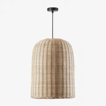 Lampa Sufitowa Wisząca Flandria Czarna & Ø40 Cm - ↑55 Cm Flandes - Sklum