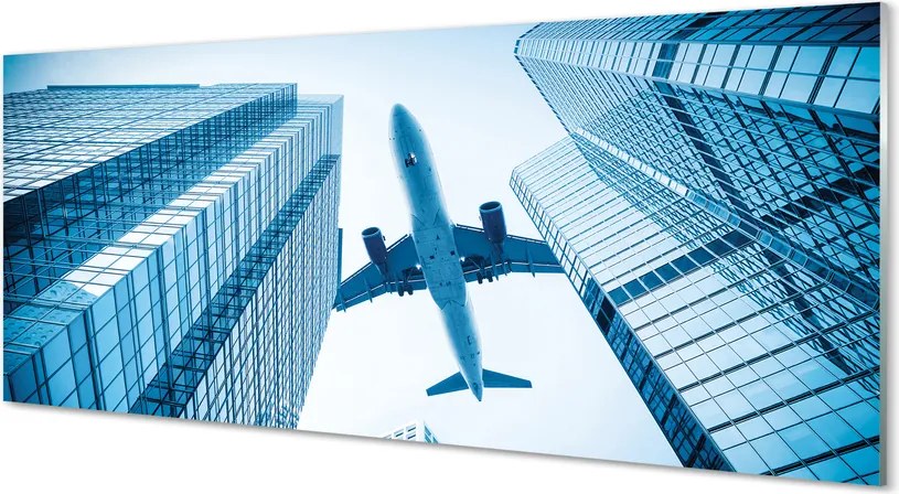 Panel nad Blat Kuchenny Samolot nad Budynkami