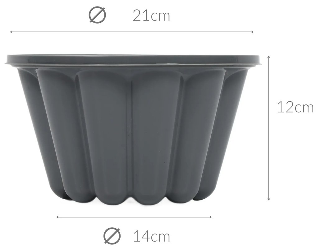 Plastikowa forma do ciast na zimno, deserów