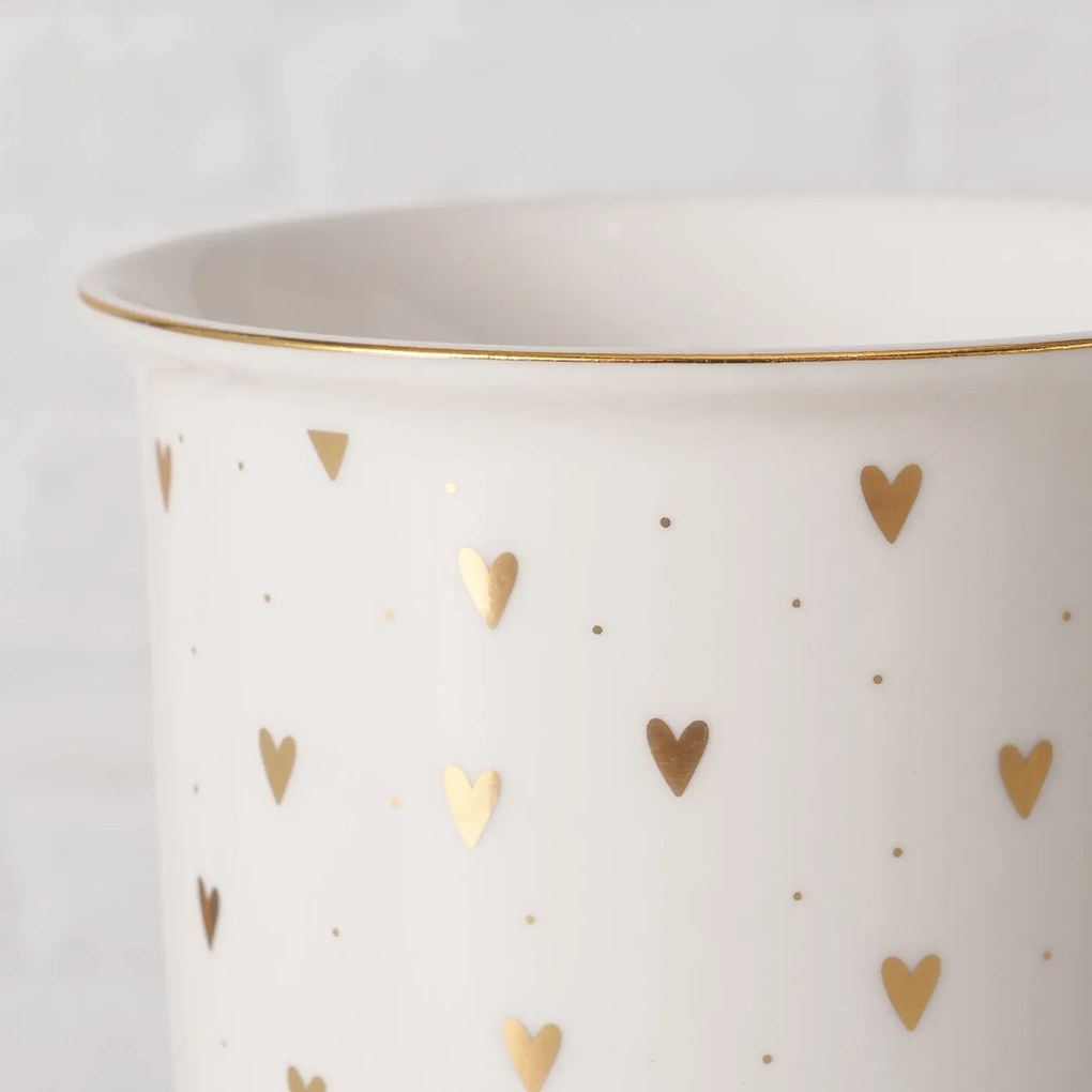 Kubek porcelanowy, ręcznie malowany, DILARA, 370 ml