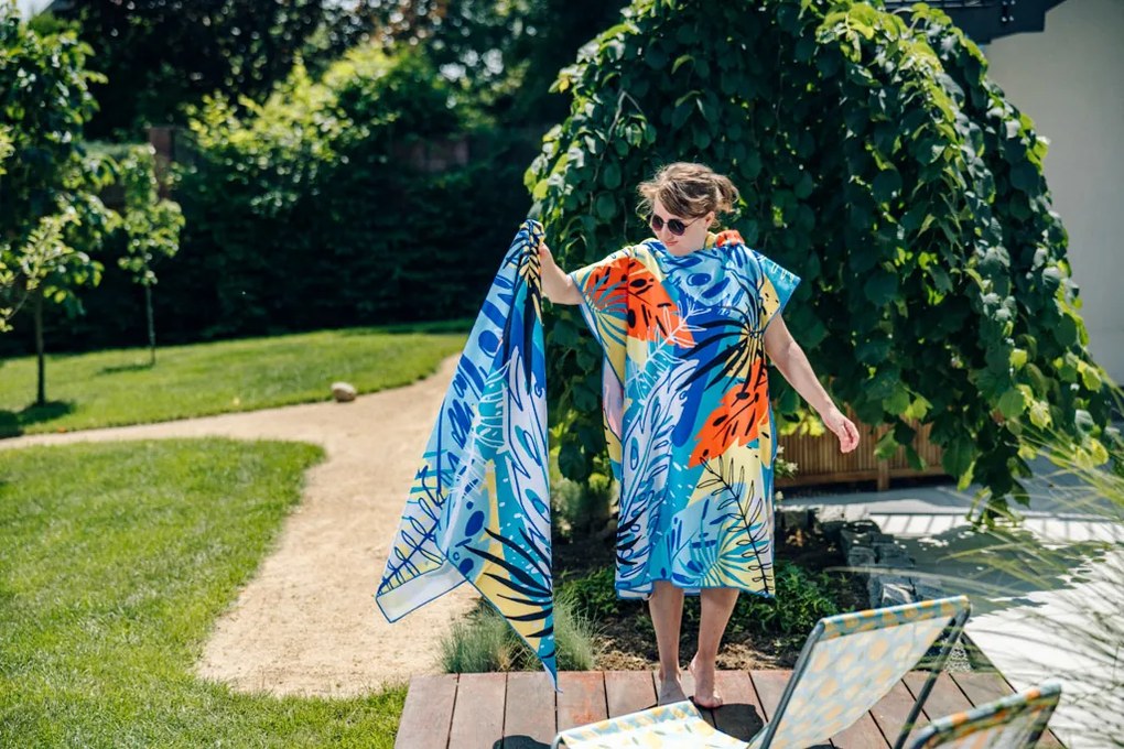 Szybkoschnący ręcznik plażowy SUMMER FRESH 100x180 cm kolorowy, 100% mikrofibra