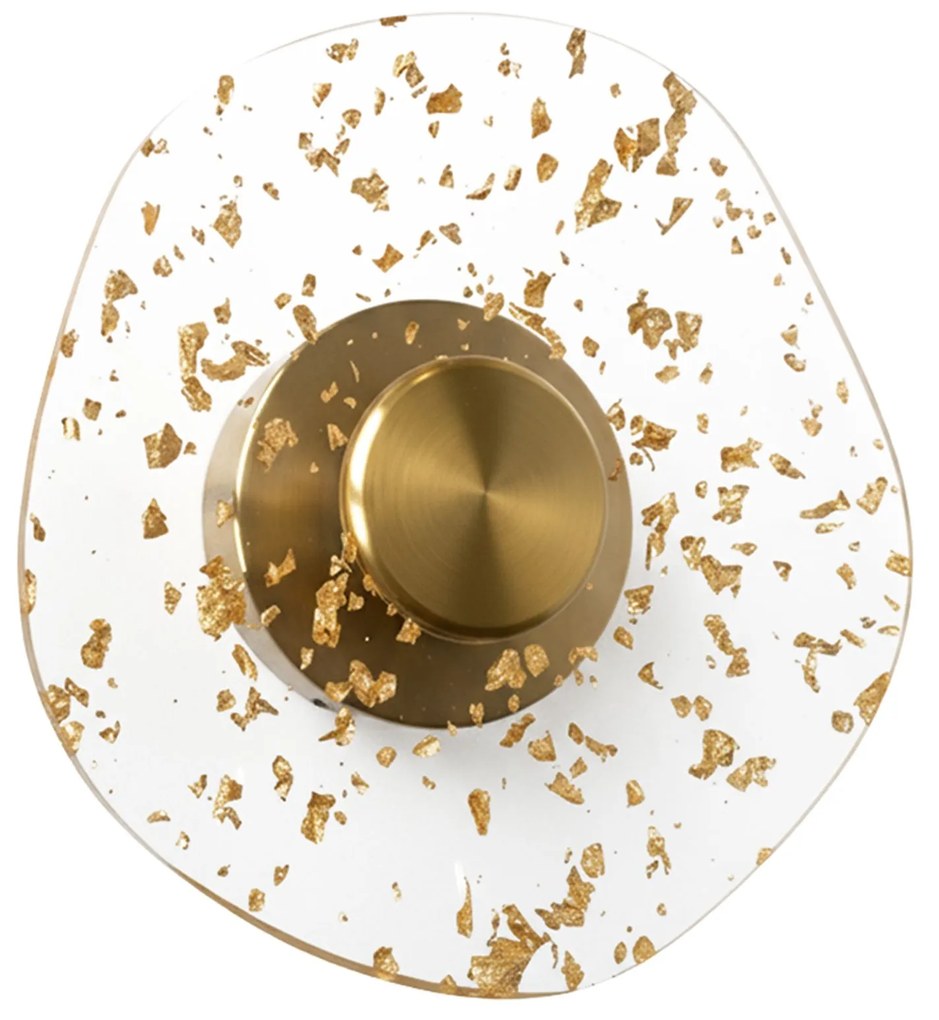 Kinkiet LED APP1794-W Złoty Szczotkowany