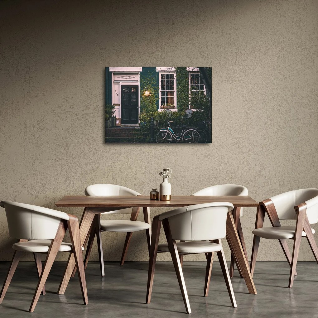 Obraz - W domu z przejażdżki (70x50 cm)