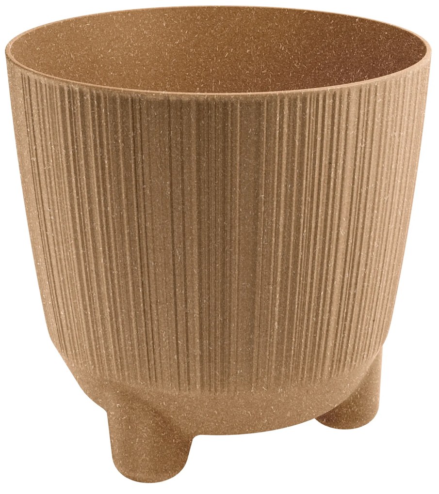 Doniczka Ryfo N ECO Wood 19,5 cm naturo ECO PROSPERPLAST