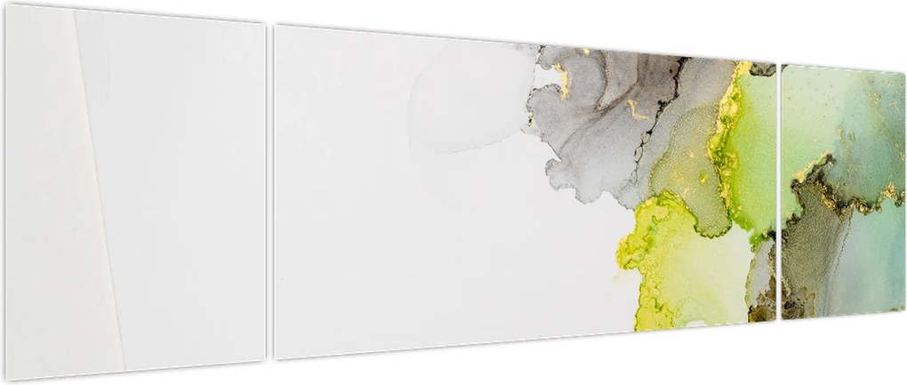 Obraz - Sztuka abstrakcyjna w tuszu (170x50 cm)