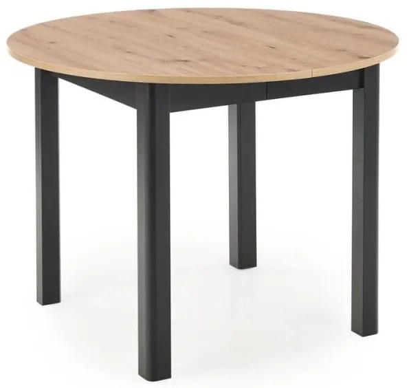 Stół jadalny CALMIO dąb artisan/czarny