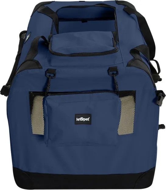 Leopet Box transportowy dla psów, M niebieski