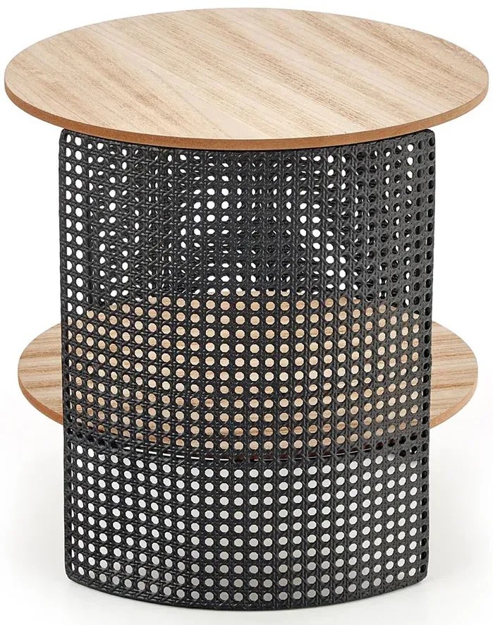 Nowoczesny okrągły kawowy stolik P2-G71