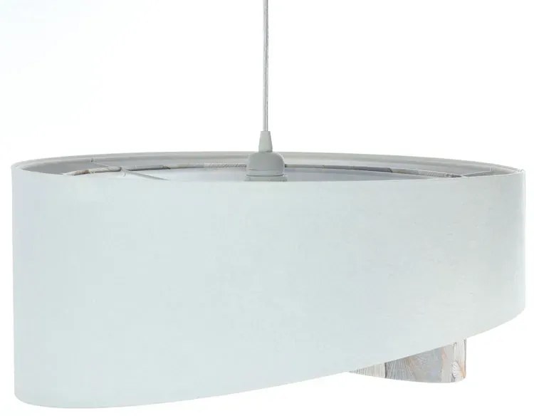Biało-złota asymetryczna lampa wisząca F8-C05