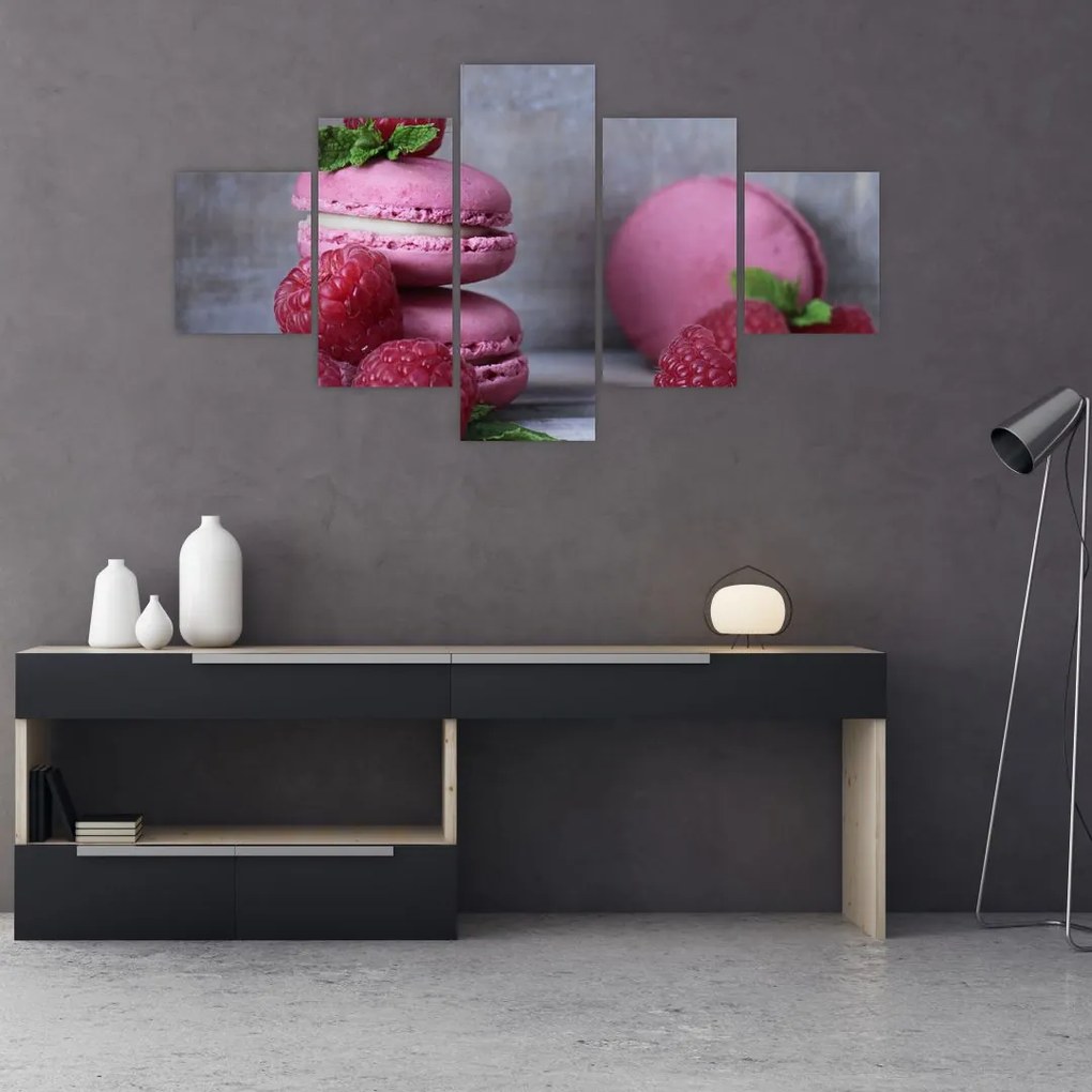 Obraz makaroników (125x70 cm)