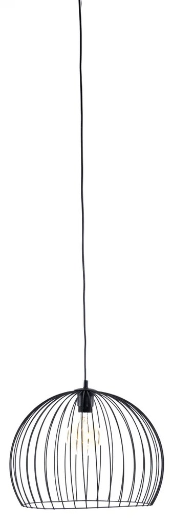 Nowoczesna lampa wisząca czarna 40 cm - Koopa