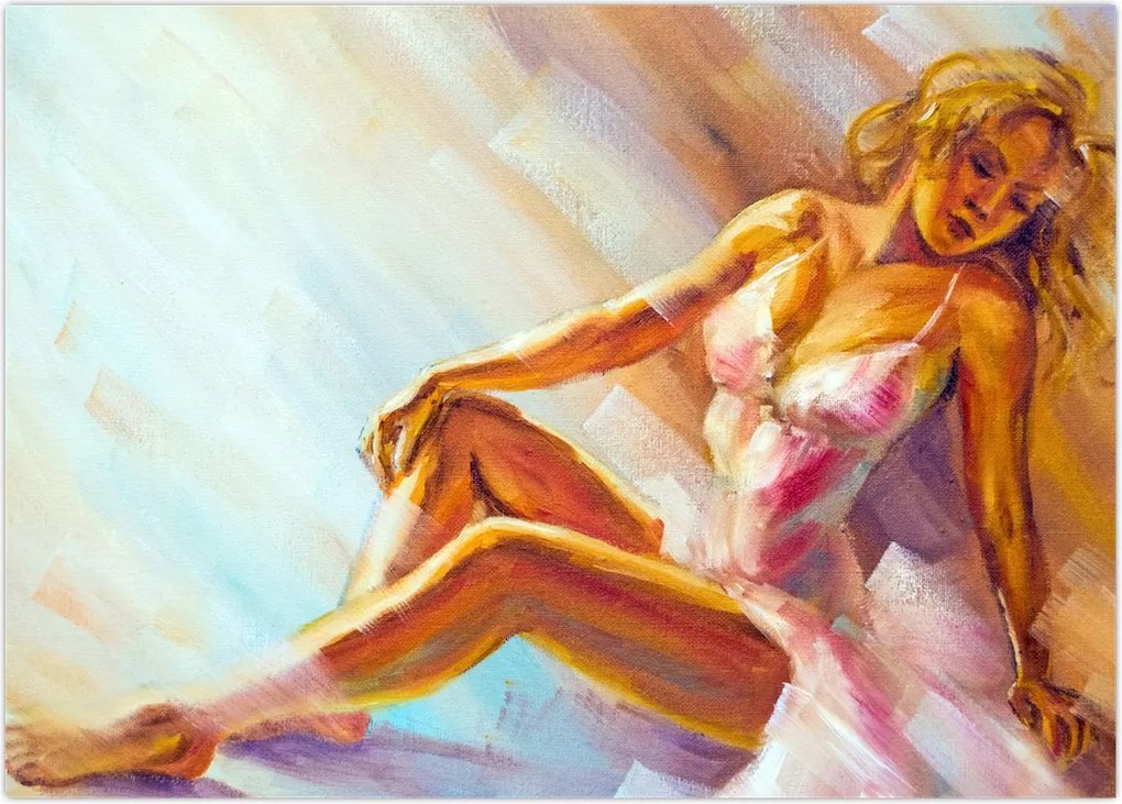 Obraz na szkle - Tancerze (70x50 cm)