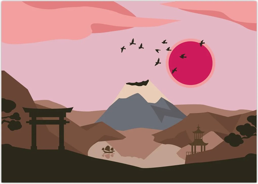 Obraz - Japonia N⁰2 (70x50 cm)