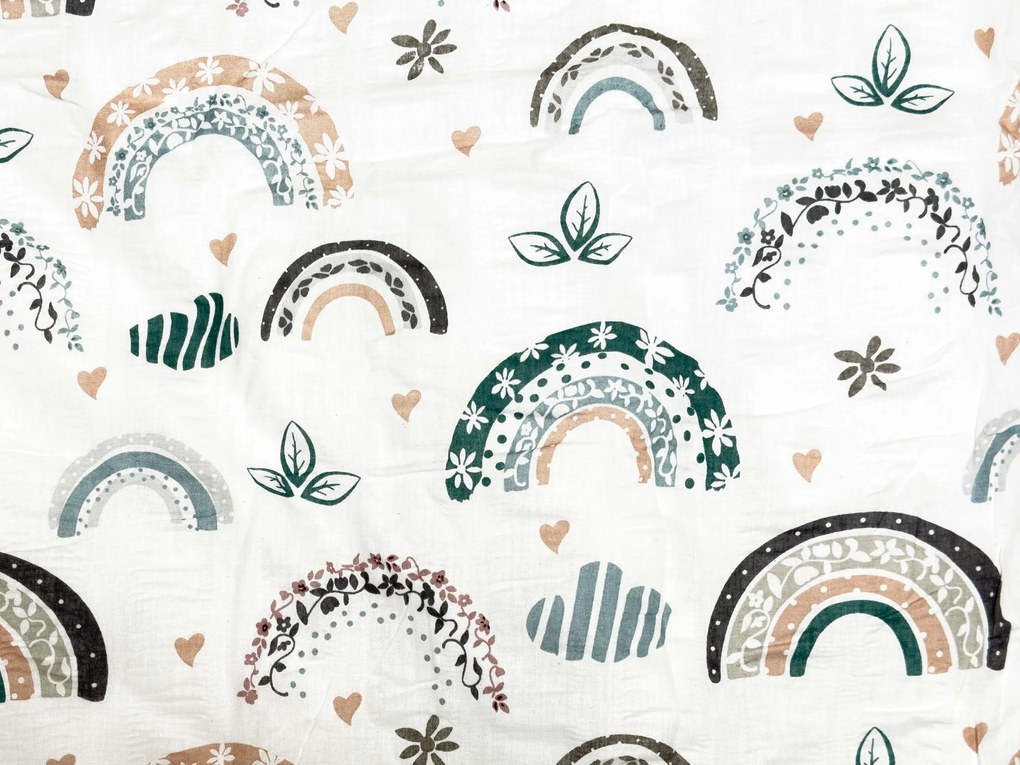 PrzytulneMieszkanie.pl PrzytulneMieszkanie.pl Krepowa pościel do łóżeczka Renforcé RAINUBI biała Rozmiar pościeli: 45 x 65 cm | 90 x 140 cm