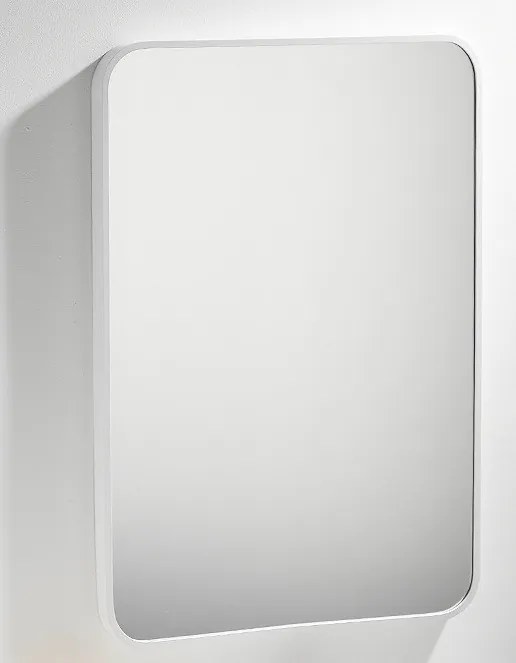 Lustro LOFT 40x60cm  M-010 białe ścienne łazienkowe do salonu sypialni loftowe Industrialne minimalistyczne