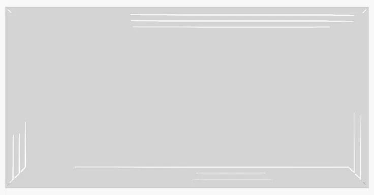 Lustro Moen White 60 x 120 cm