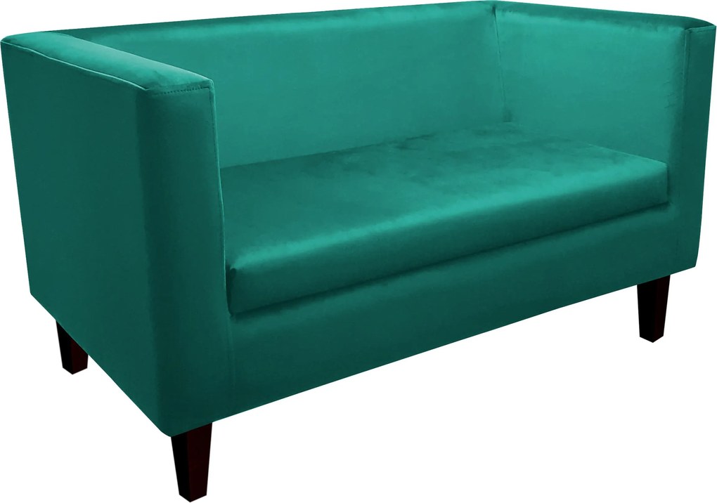 Sofa Monaco : Kolor nogi - Venge, Kolor tkaniny - VELVET - MG20, Typ tkaniny - Velvet, Wysokość nogi - 20 cm